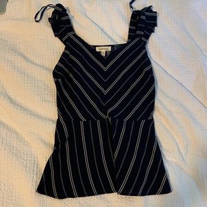 Striped professional blouse
